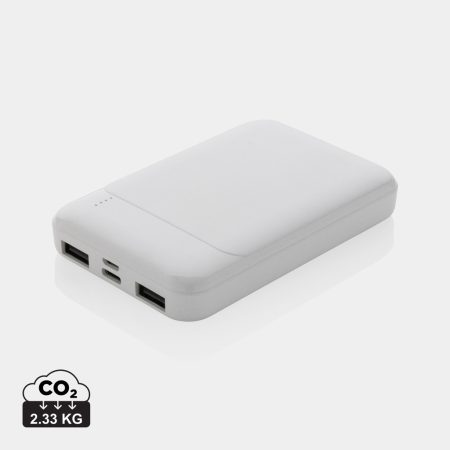 RCS újrahasznosított műanyag 5000 mAh powerbank